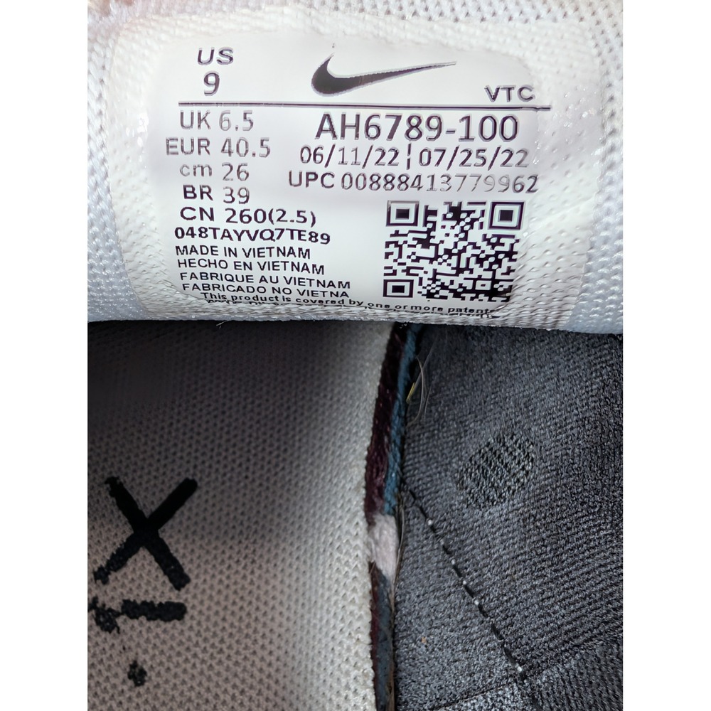 Nike Air Max 270 Womens White Black Sneakers Size 9 - Picture 5 of 7